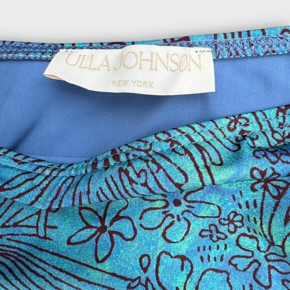 ULLA JOHNSON Dani Printed Bikini Bottoms Size Medium - Picture 5 of 9